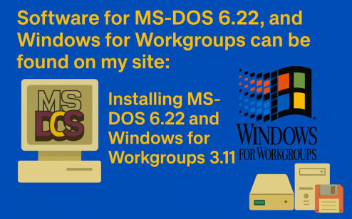 ms-dos and windows 3.1 programs
